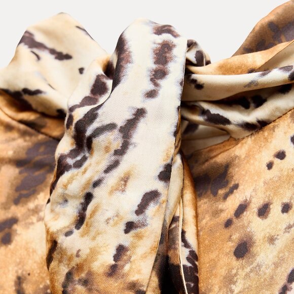 NWT ZARA ANIMAL PRINT DRESS ZW COLLECTION - Picture 4 of 6